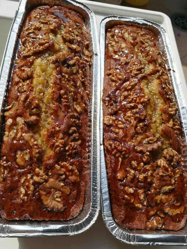 עוגת מייפל אגוזים בחושה קלה להכנה וטעימה בטירוף