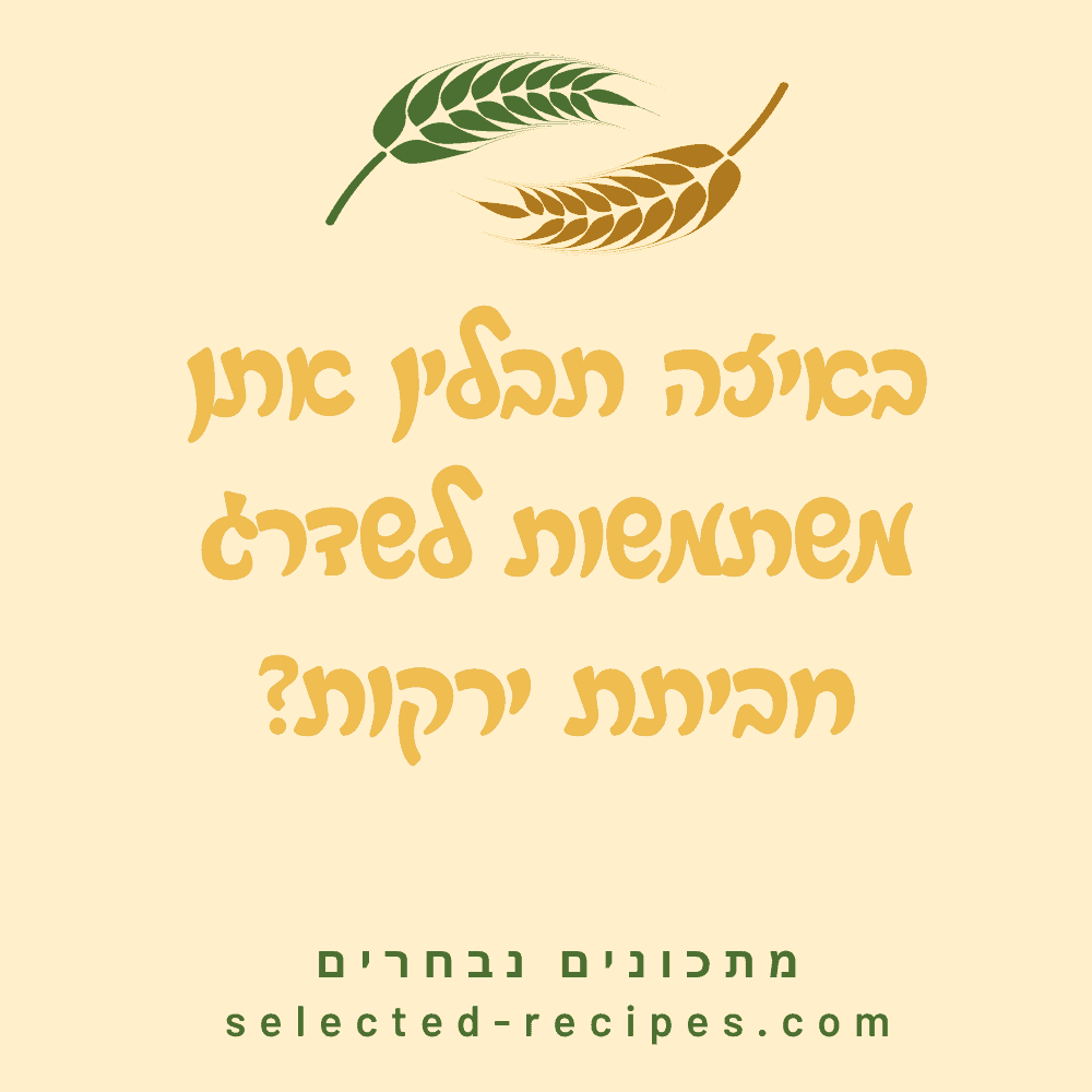 באיזה תבלין אתן משתמשות לשדרג חביתת ירקות